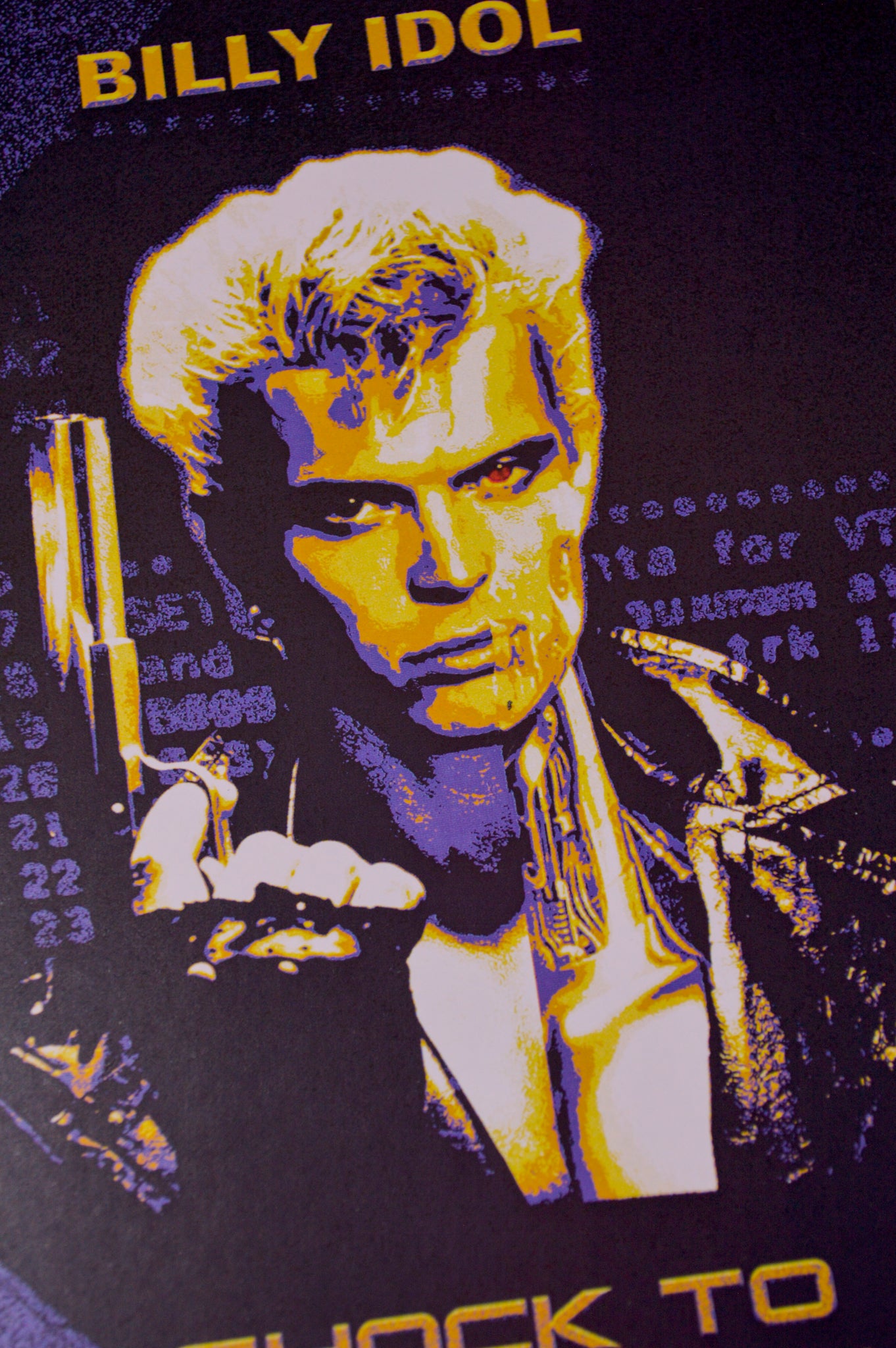 Billy Idol x The Terminator 5x7 Art Print