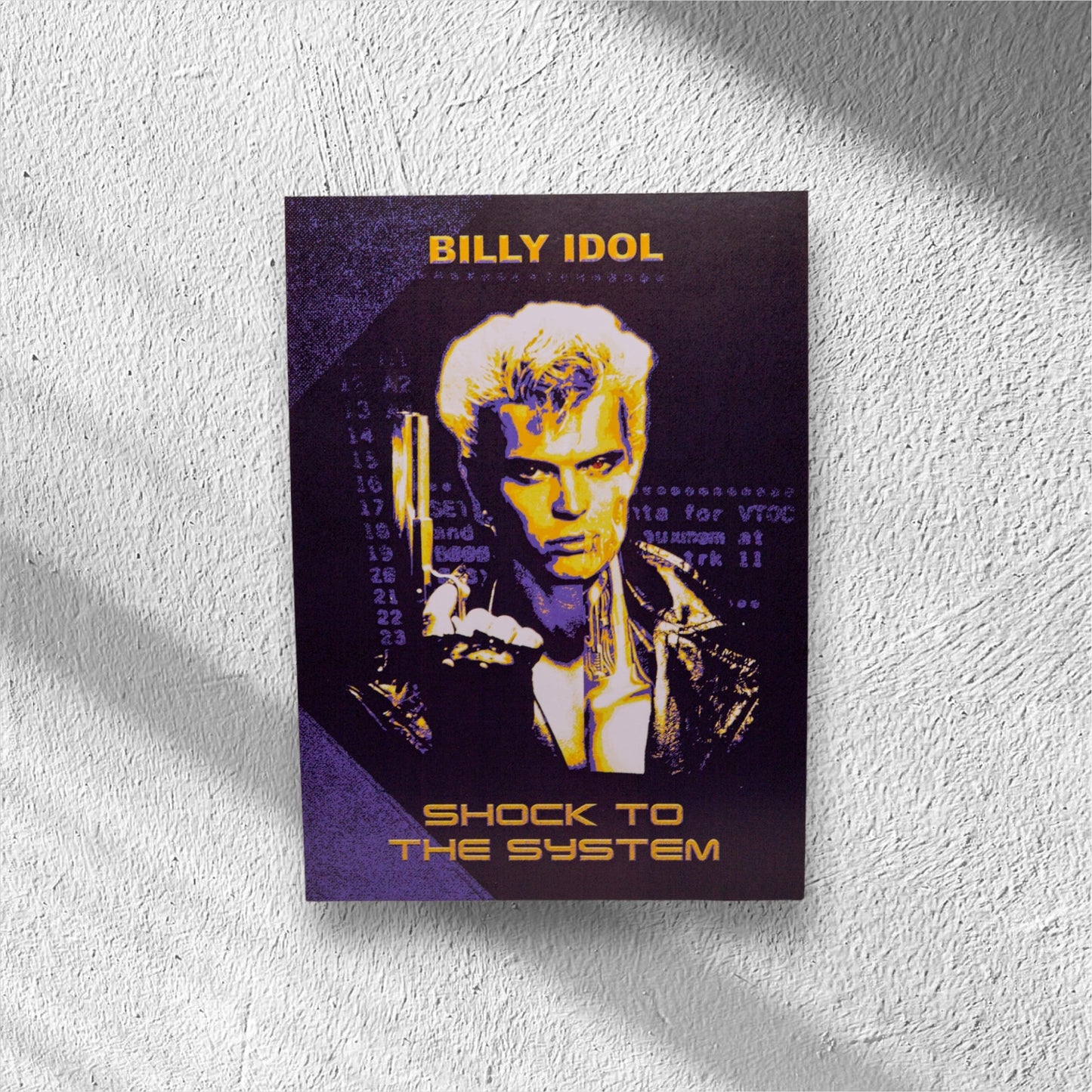 Billy Idol x The Terminator 5x7 Art Print