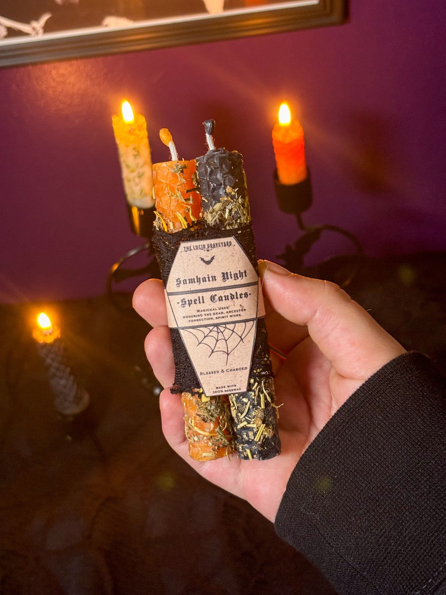 Samhain Spell Chime Candles