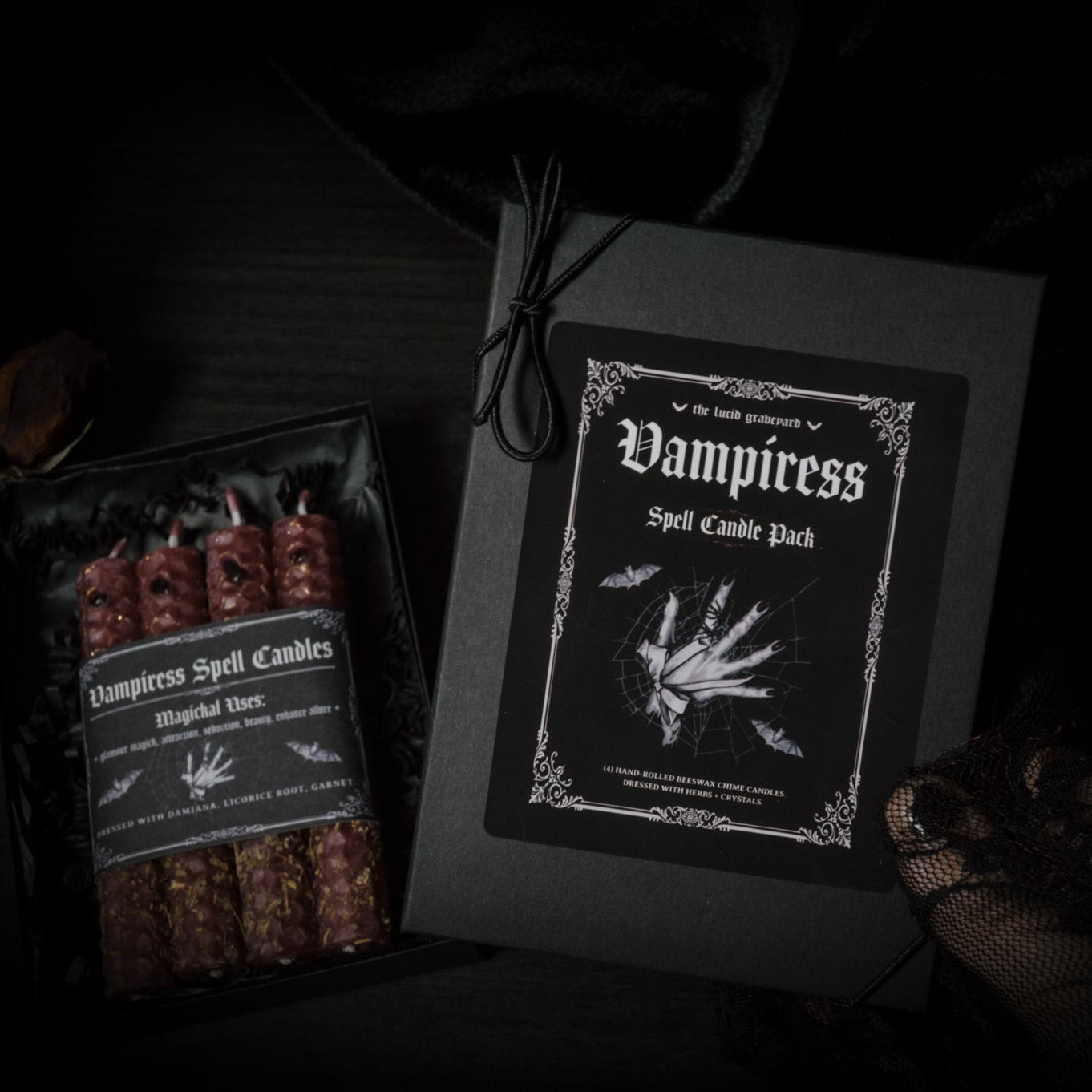 Vampiress Spell Chime Candle Pack