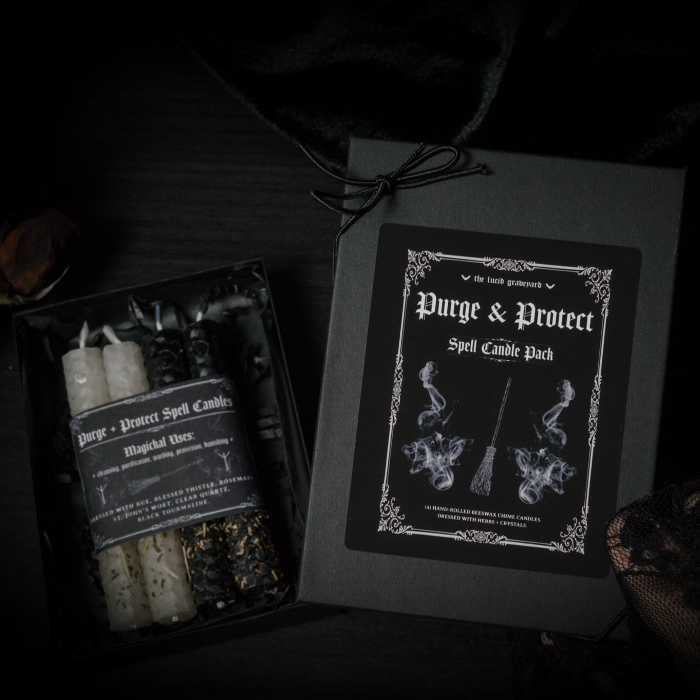 Purge & Protect Spell Chime Candle Pack
