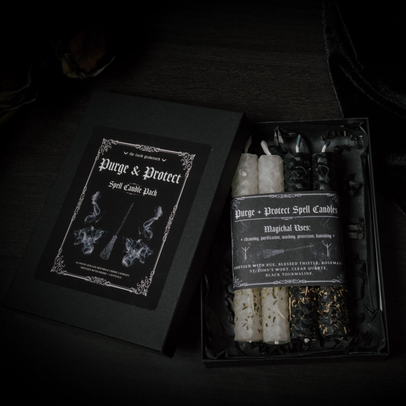Purge & Protect Spell Chime Candle Pack