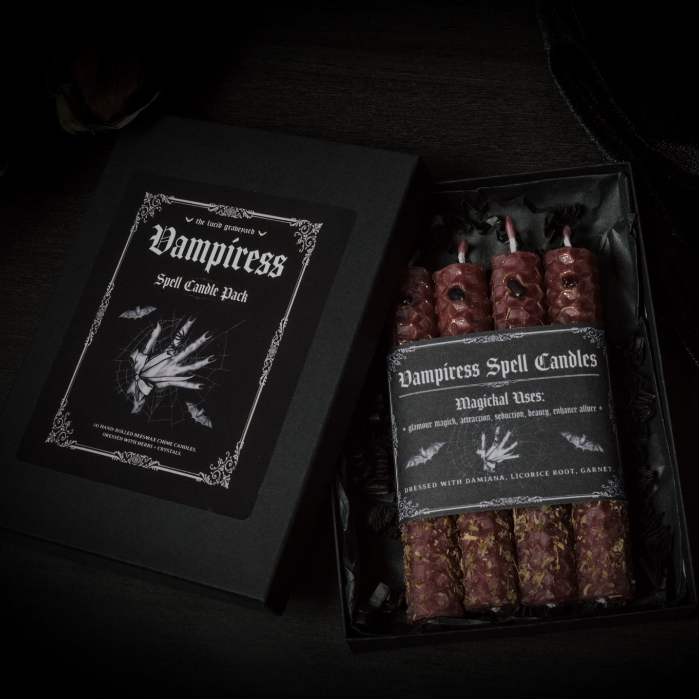 Vampiress Spell Chime Candle Pack